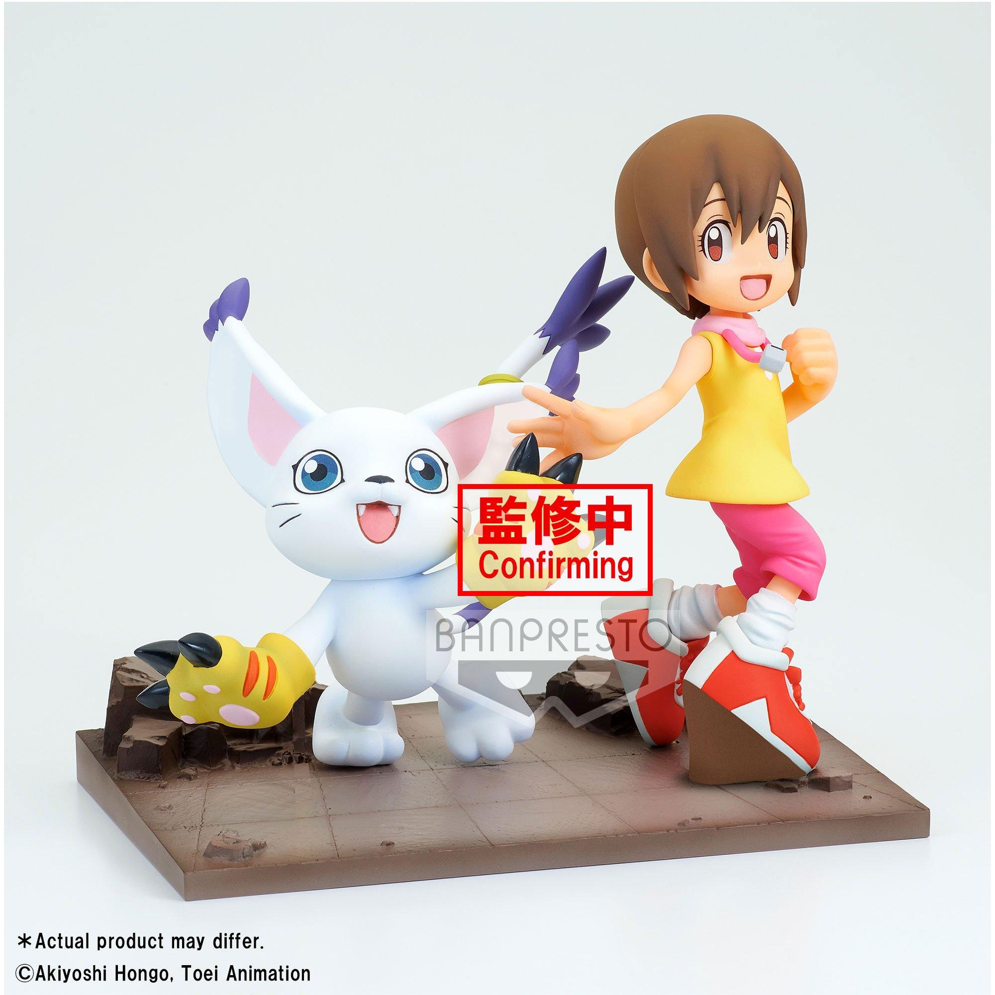 Banpresto  Digimon Avventura Archivi Hikari e Tailmon figura 12 cm 