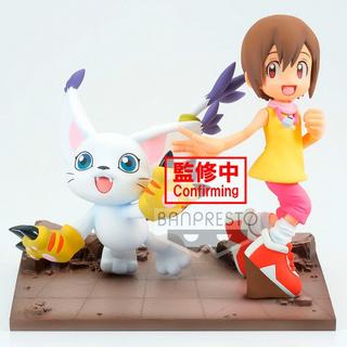 Banpresto  Digimon Abenteuer Abenteuer Archive Hikari und Tailmon Figur 12cm 