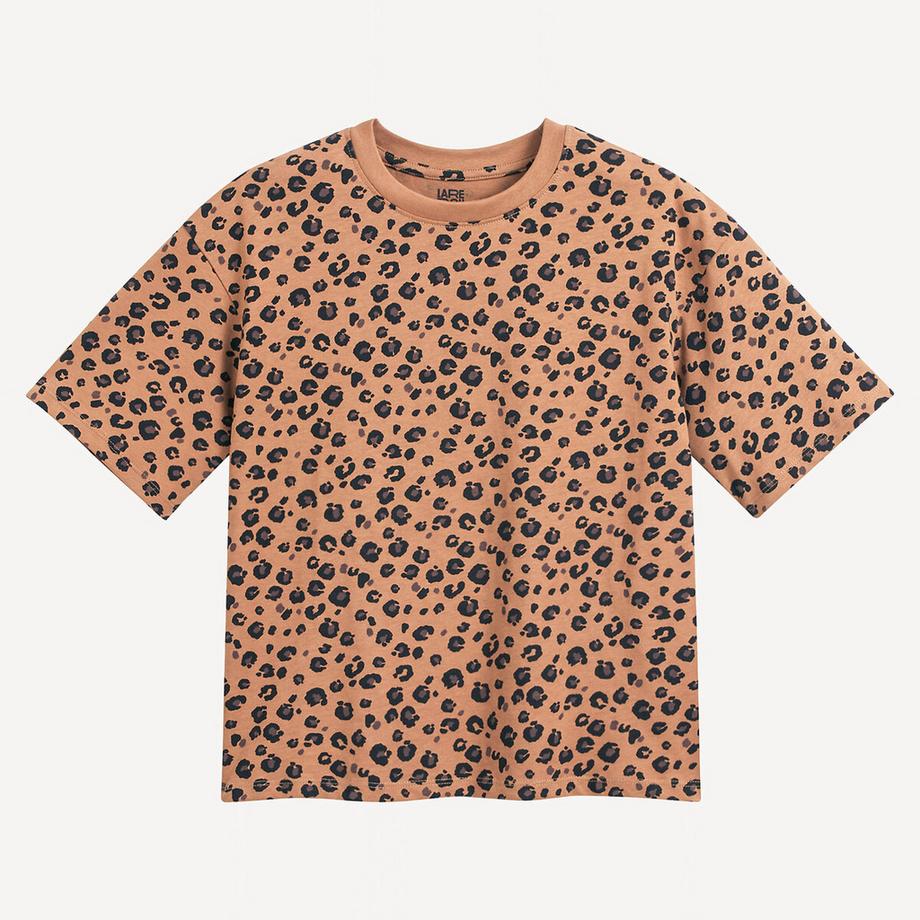 La Redoute Collections  T-shirt manches courtes imprimé animalier 18 mois-14 ans 