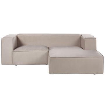 2 Sitzer Sofa aus Samtstoff Skandinavisch VERNON