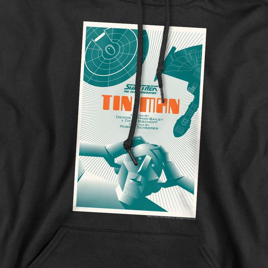 Star Trek The Next Generation Season 3 Episode 20 Felpa con Cappuccio  