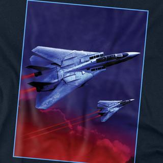 Top Gun Top Gun Fighter Jet T-Shirt Maniche Lunghe  