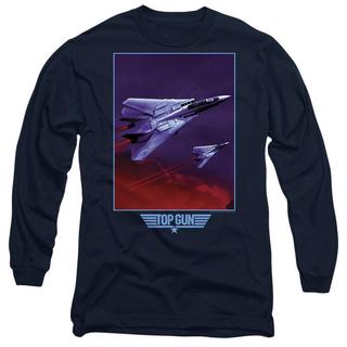 Top Gun Top Gun Fighter Jet T-Shirt Maniche Lunghe  