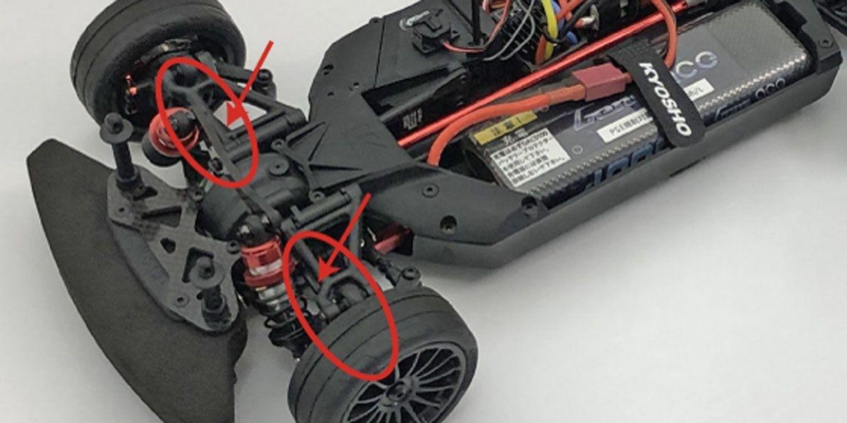 Kyosho  Halbwelle TC Universal S Fazer FZ02, 2 Stück 