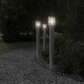 VidaXL Lampadaire d'extérieur acier inoxydable  