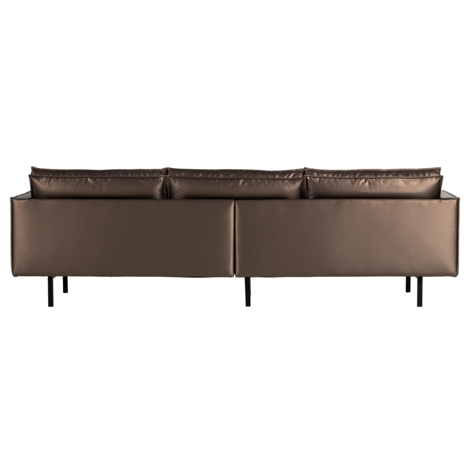 mutoni Sofa Rodeo 3-Sitzer Metallic kupferbraun 277  