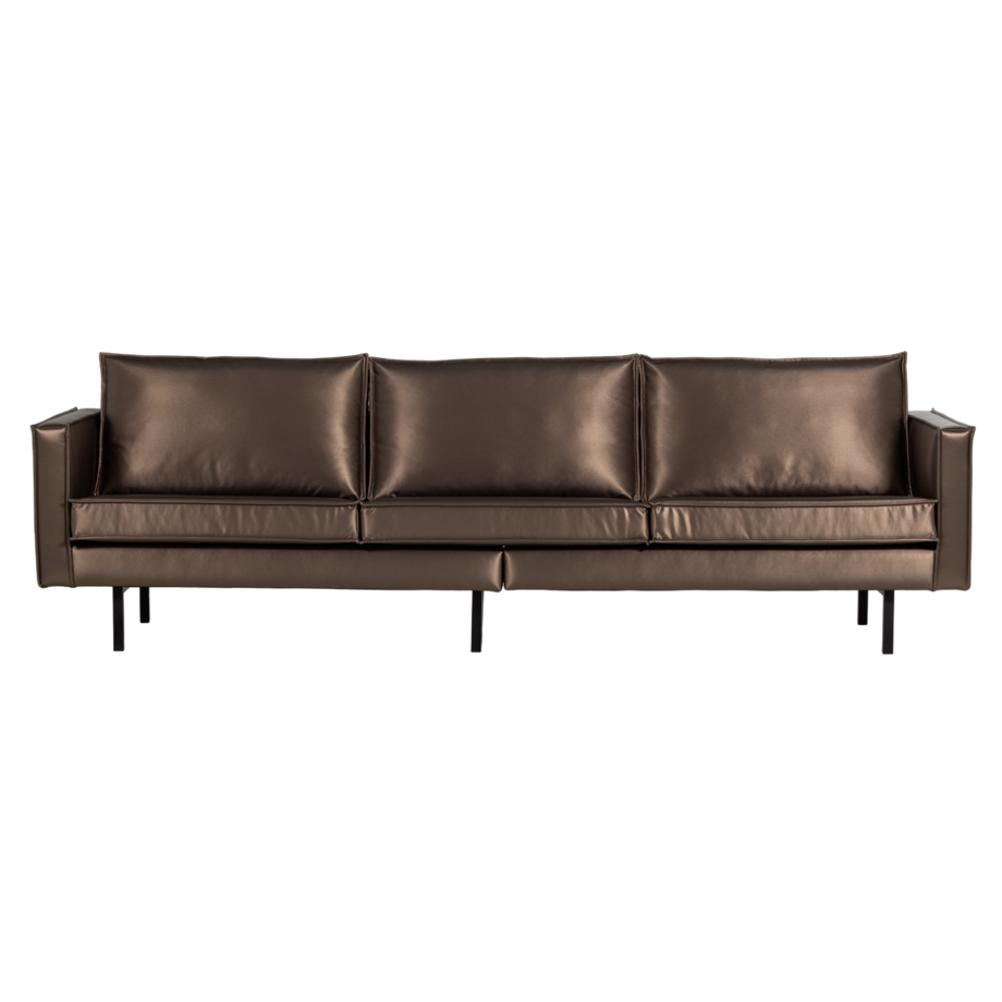 mutoni Sofa Rodeo 3-Sitzer Metallic kupferbraun 277  