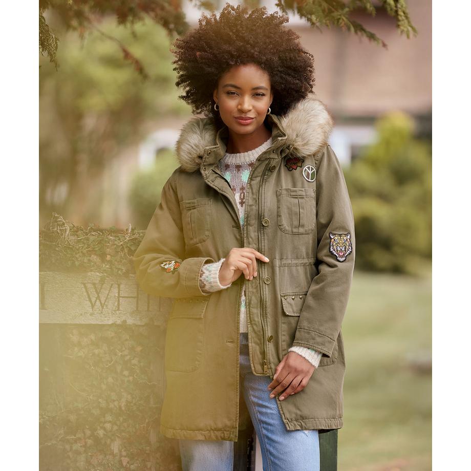 Joe Browns Parka con stemmi e ricami  