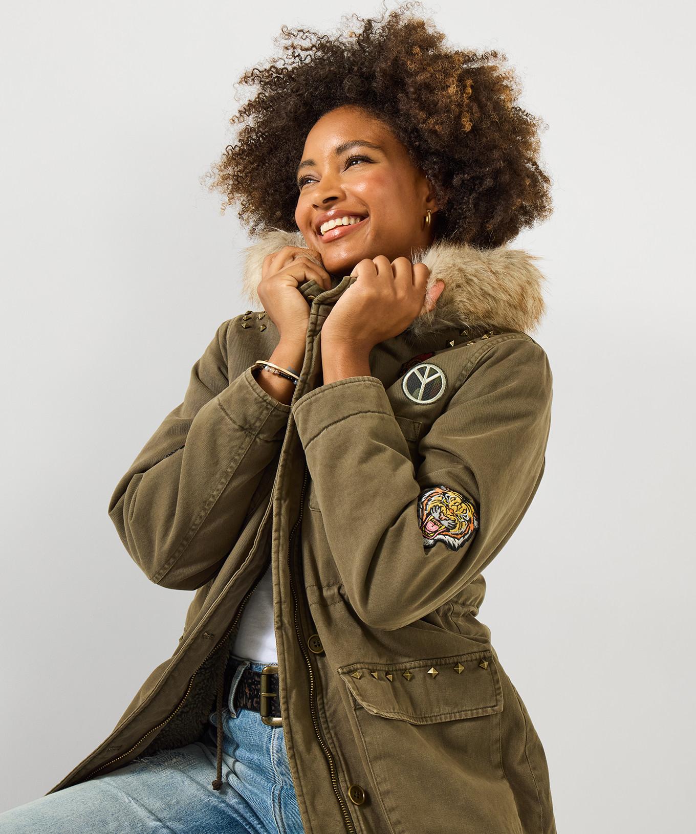 Joe Browns Parka con stemmi e ricami  