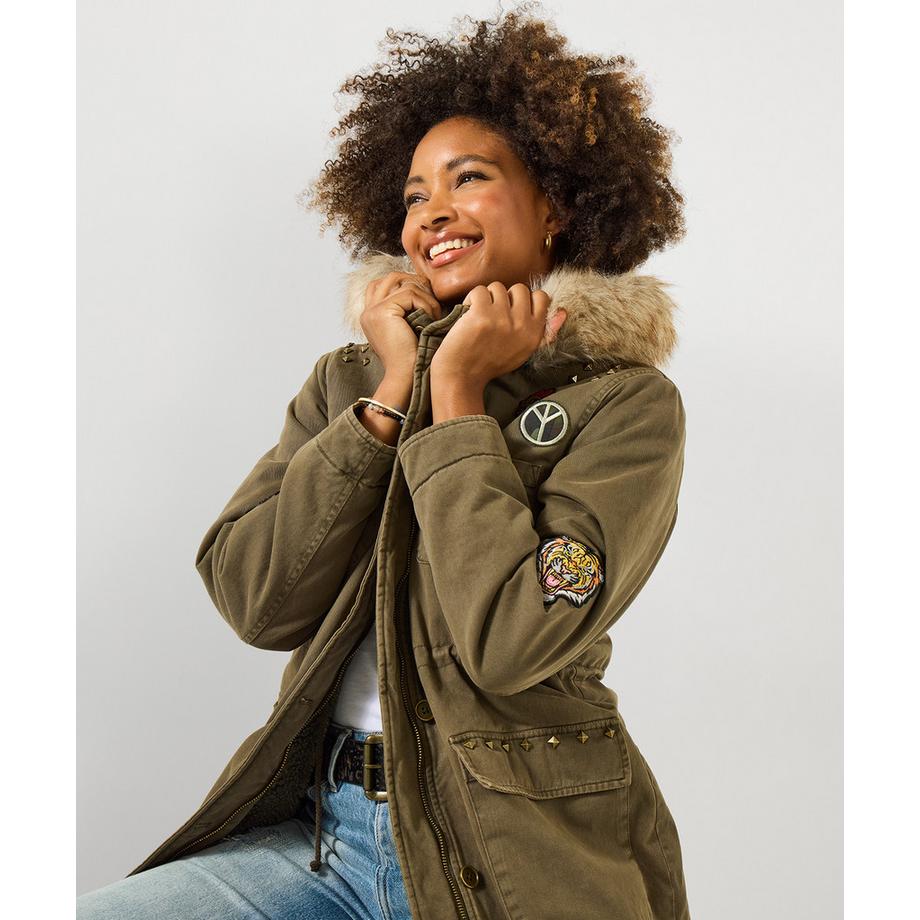 Joe Browns Parka con stemmi e ricami  