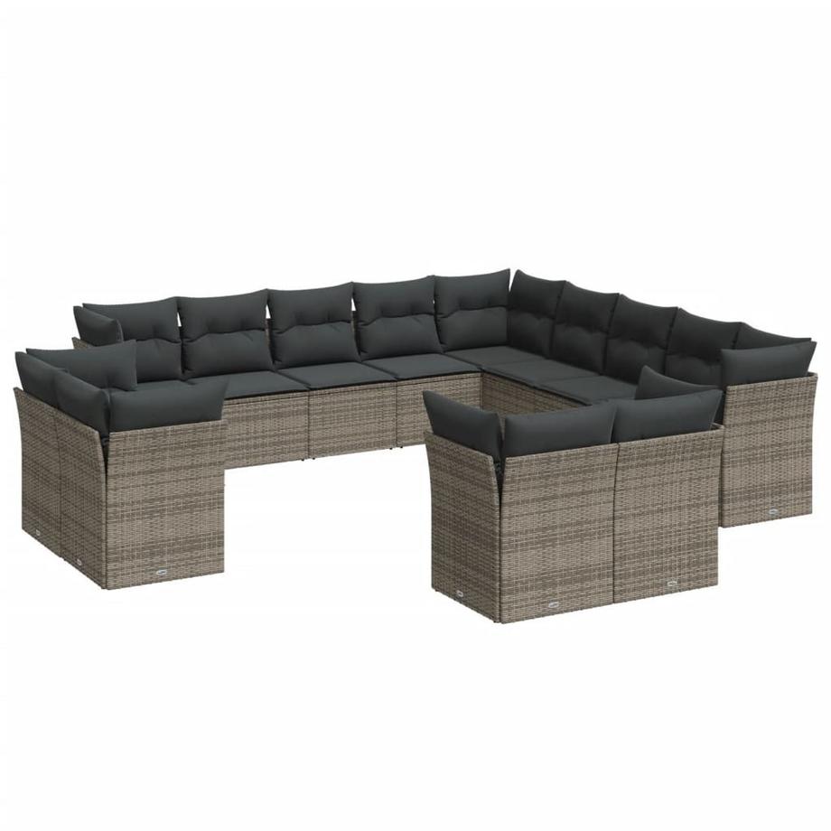 set divano da giardino Polirattan