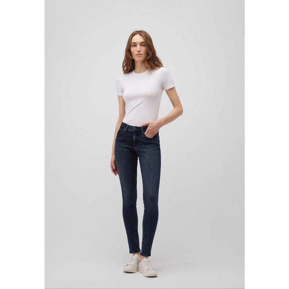 Mavi Adriana Skinny Fit Jeans Dark Ink Glam  