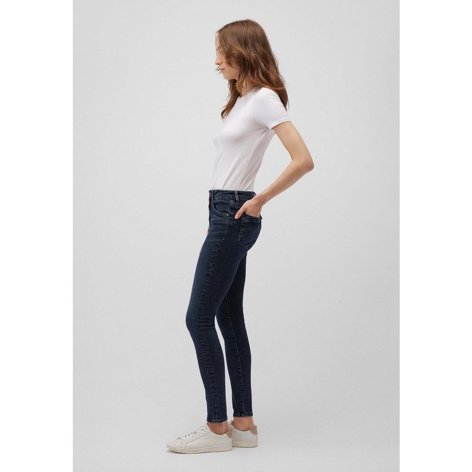 Mavi Adriana Skinny Fit Jeans Dark Ink Glam  
