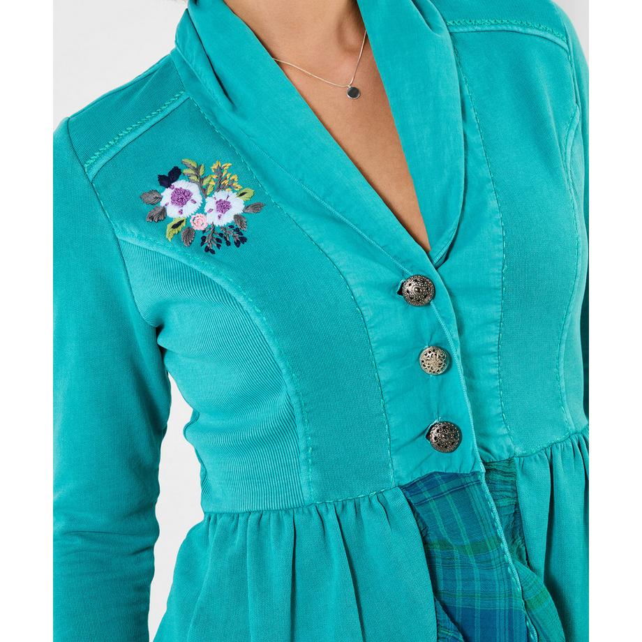 Joe Browns Top in jersey con scollo a V e dettagli a bottoni  