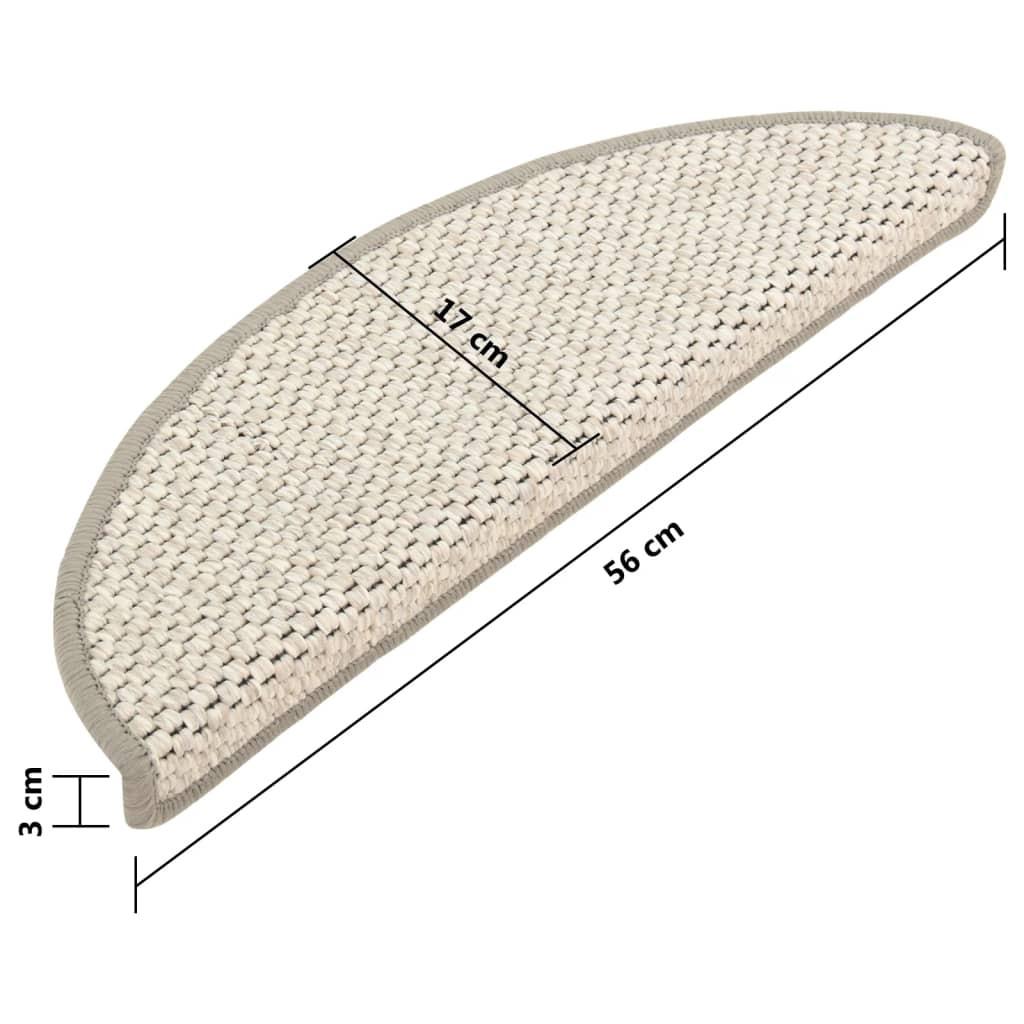 VidaXL Treppenmatten selbstklebend 15 stk. gewebe  