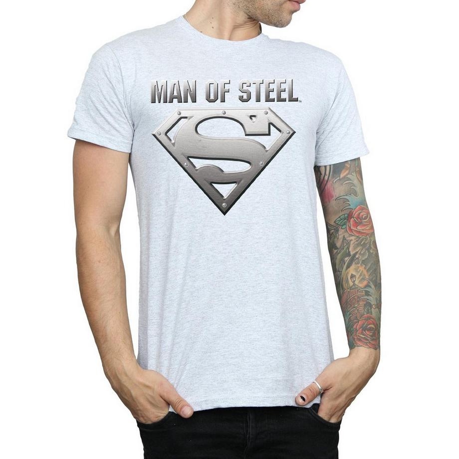 DC COMICS Man of Steel Superman Logo T-Shirt  