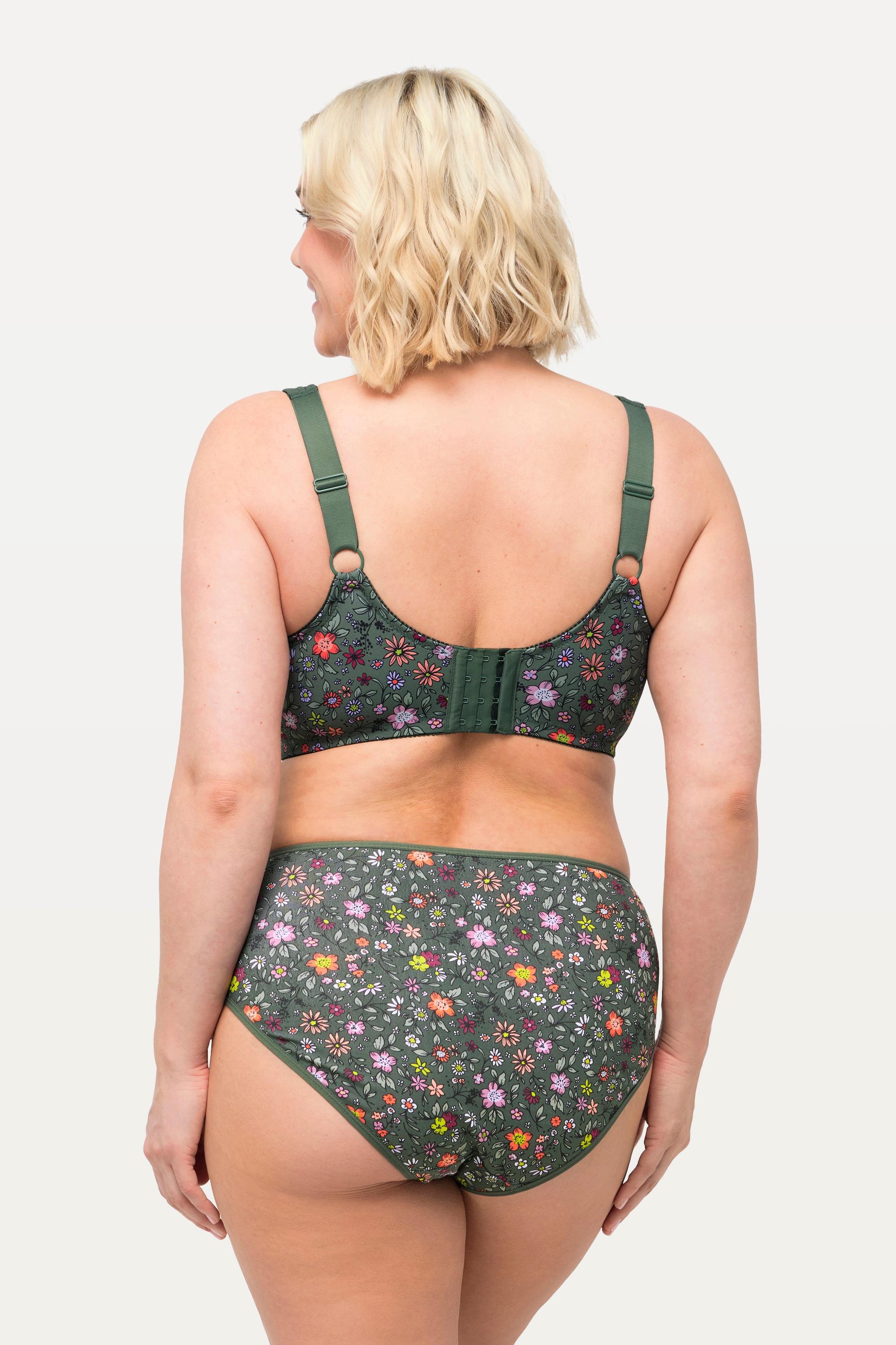 Ulla Popken  Soutien-gorge de maintien avec mélange de motifs, sans armatures – bonnet C - F 