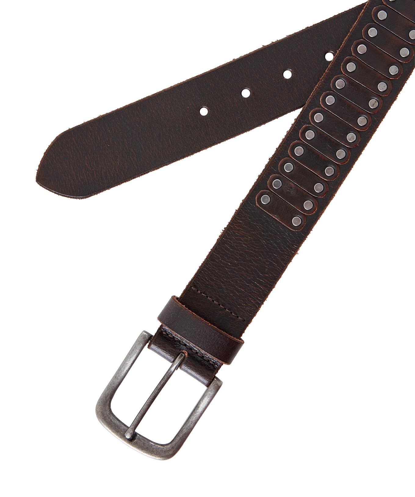 Joe Browns Distressed Nieten Leder Gürtel  