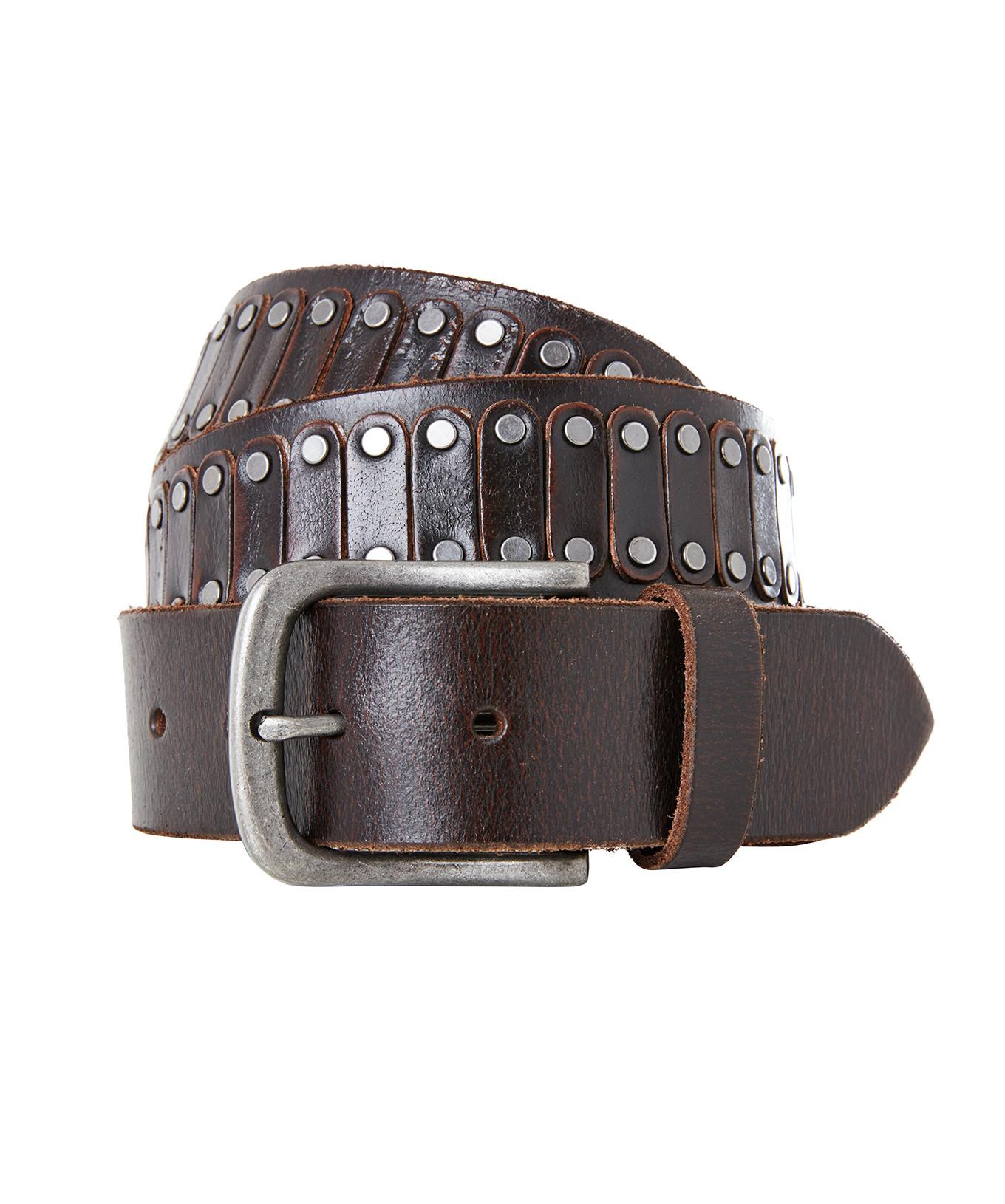 Joe Browns Distressed Nieten Leder Gürtel  