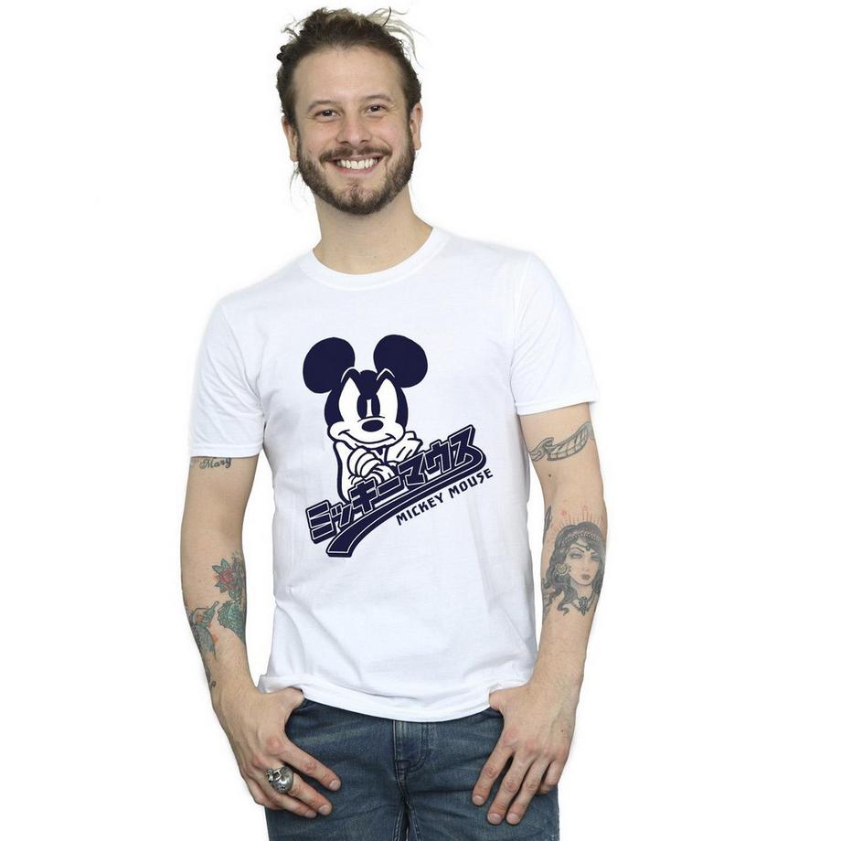 Disney Mickey Mouse T-Shirt Logo Giapponese  