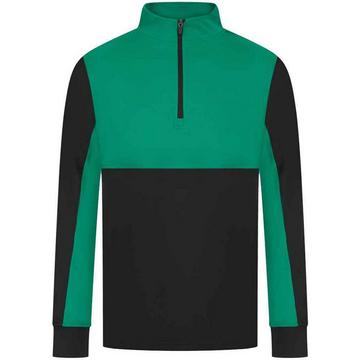 Trainingsjacke mit kurzem Reißverschluss