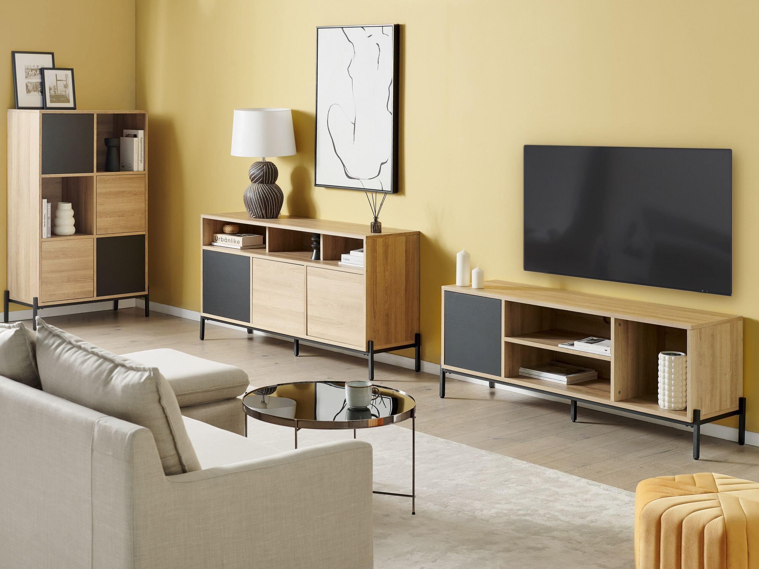 Beliani Sideboard aus MDF-Platte Modern MOINES  