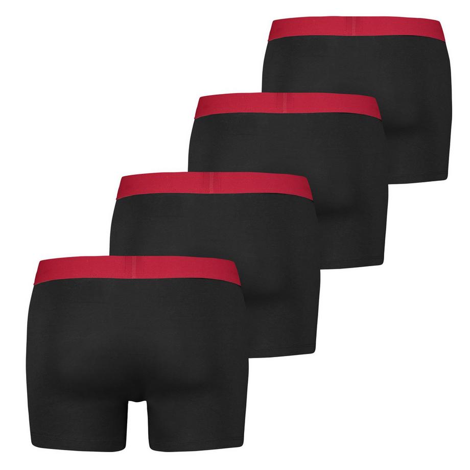 Levis Stretch Solid Basic Boxer Brief Lot de 4  