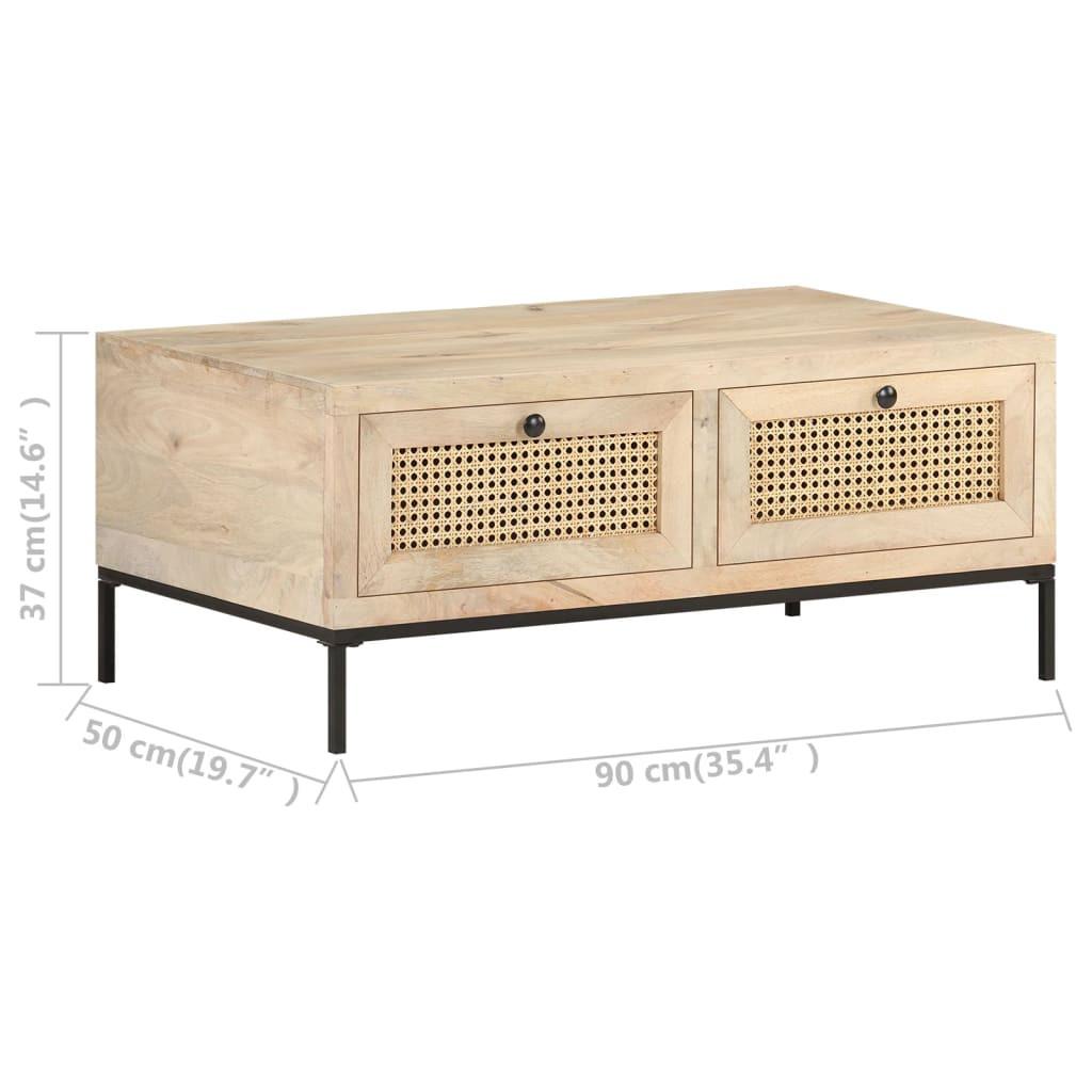 VidaXL Table basse bois  