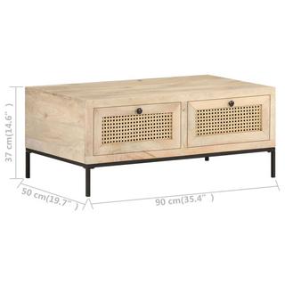 VidaXL Table basse bois  