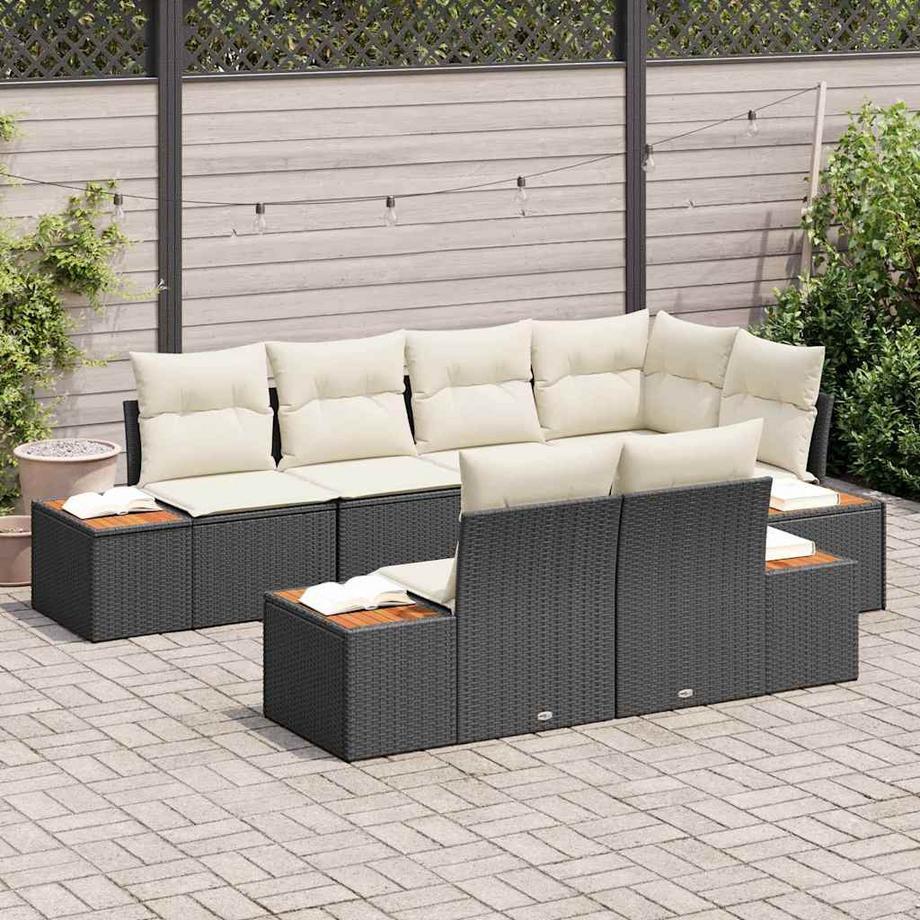 VidaXL Divano da giardino Polyrattan  