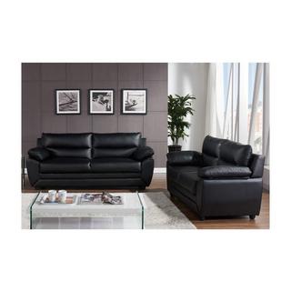 Vente-unique Couchgarnitur 3+2 Kunstleder MANOA  