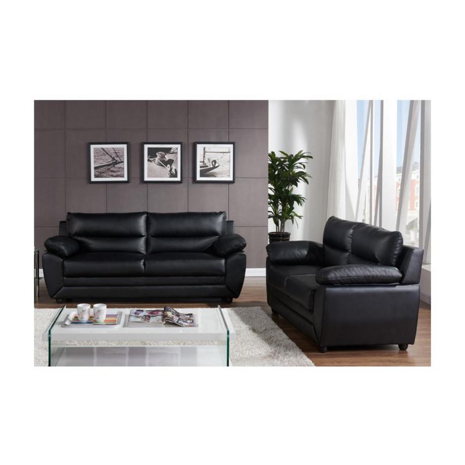 Vente-unique Canapé 3+2 places MANOA en simili  