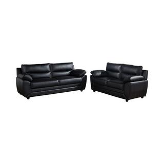 Vente-unique Couchgarnitur 3+2 Kunstleder MANOA  