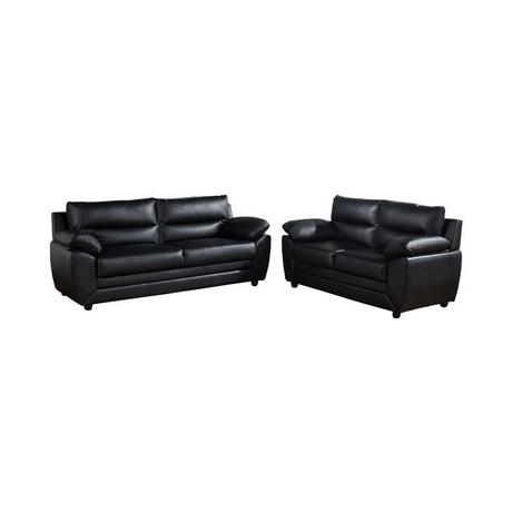 Vente-unique Couchgarnitur 3+2 Kunstleder MANOA  