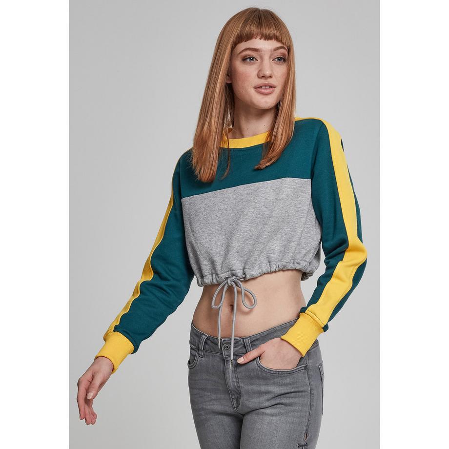 URBAN CLASSICS 3-Tone Stripe Crew T-Shirt  