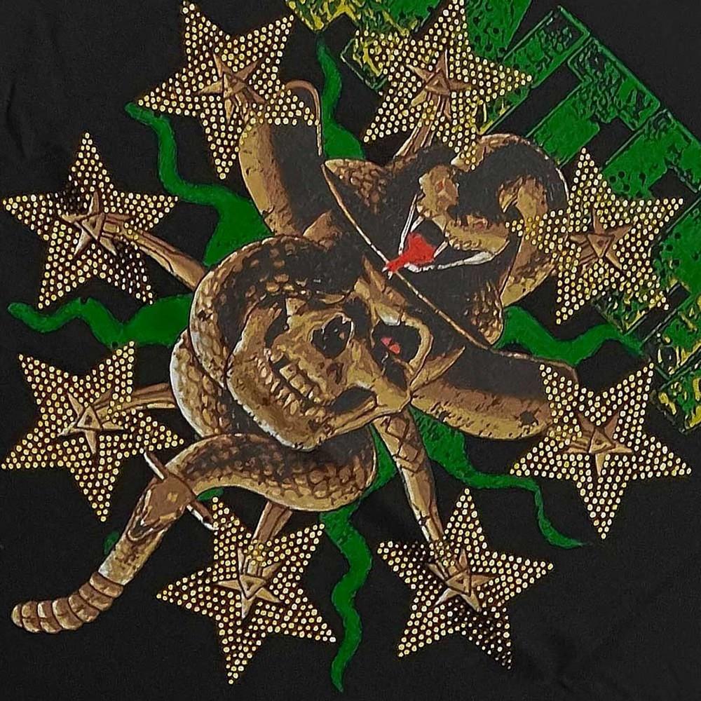 Pantera T-shirt Teschio Serpente Stelle  