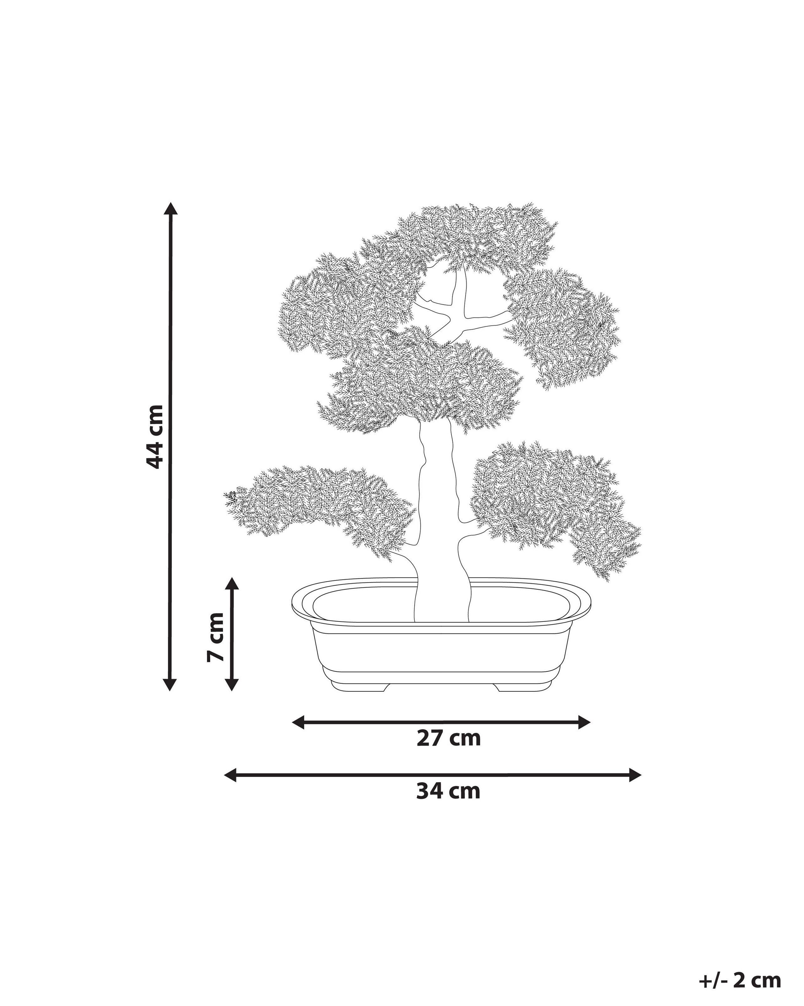 Beliani Plante artificielle en Matière synthétique PINE  