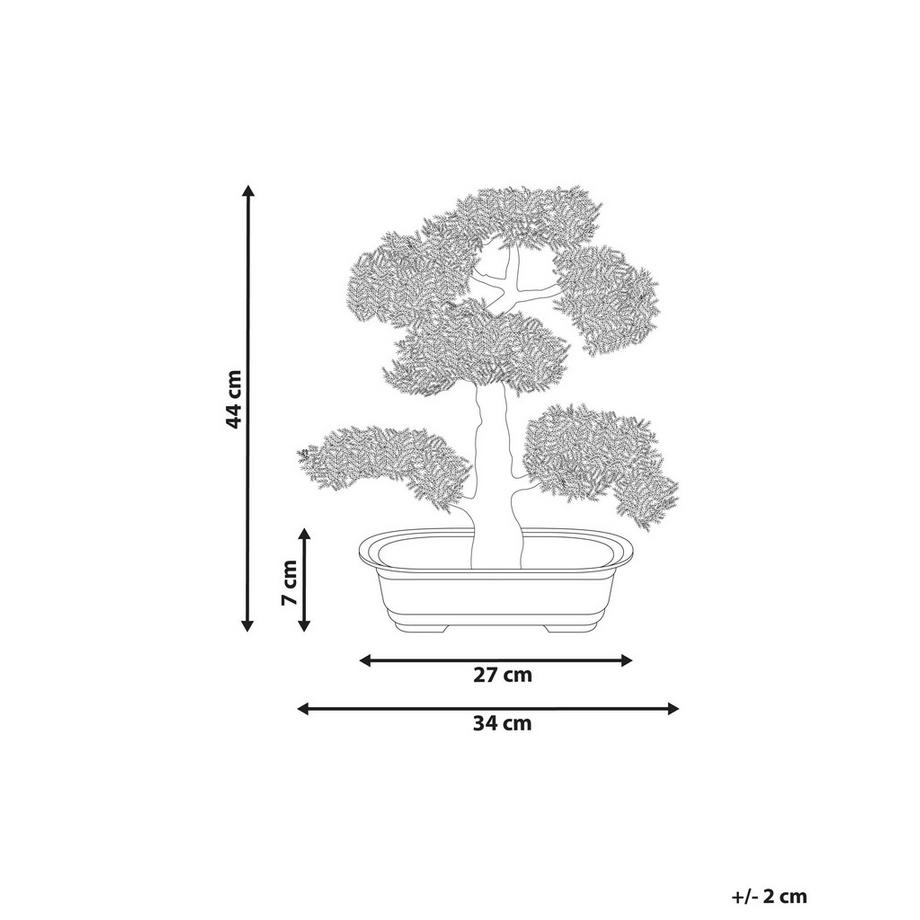 Beliani Plante artificielle en Matière synthétique  PINE  