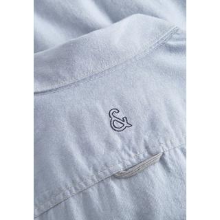 Colours & Sons Camicia a maniche lunghe in twill spazzolato  