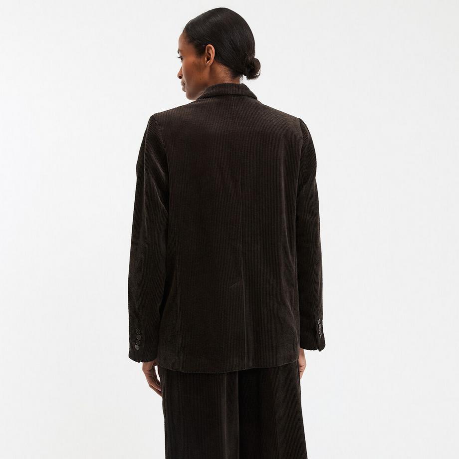 La Redoute Collections Blazer Lungo Velluto Doppio Petto  