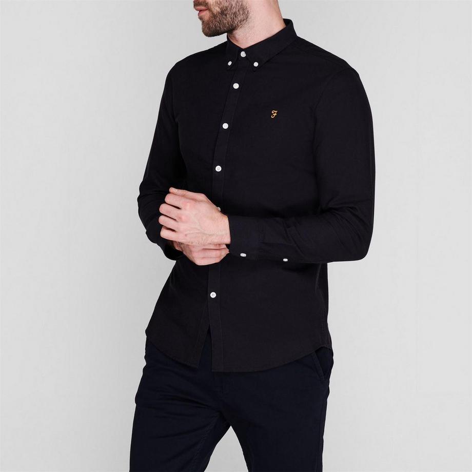 FARAH  Chemise À Boutons Manches Longues Motiftyle Rétro 