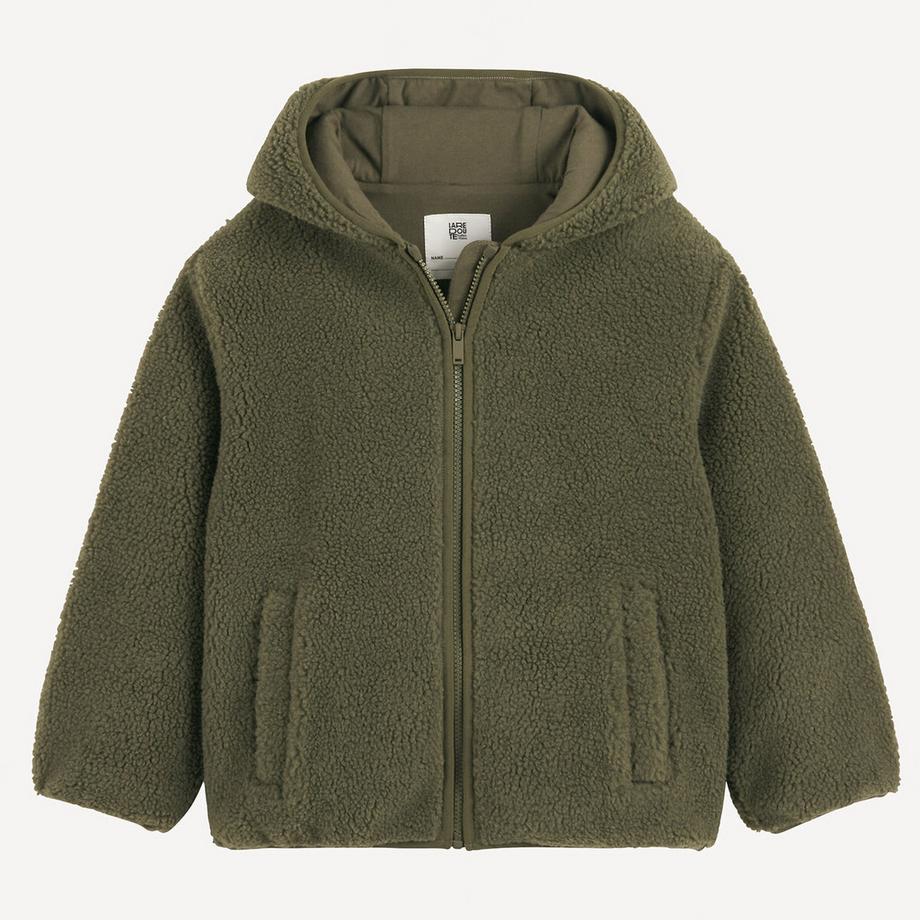 La Redoute Collections  Sherpa-Weste mit Kapuze 