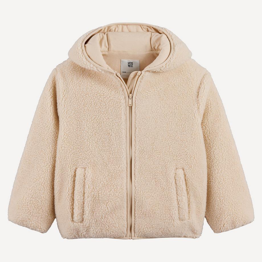 La Redoute Collections  Sherpa-Weste mit Kapuze 
