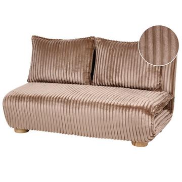 Canapé-lit en Fourrure synthétique Moderne ABISKO