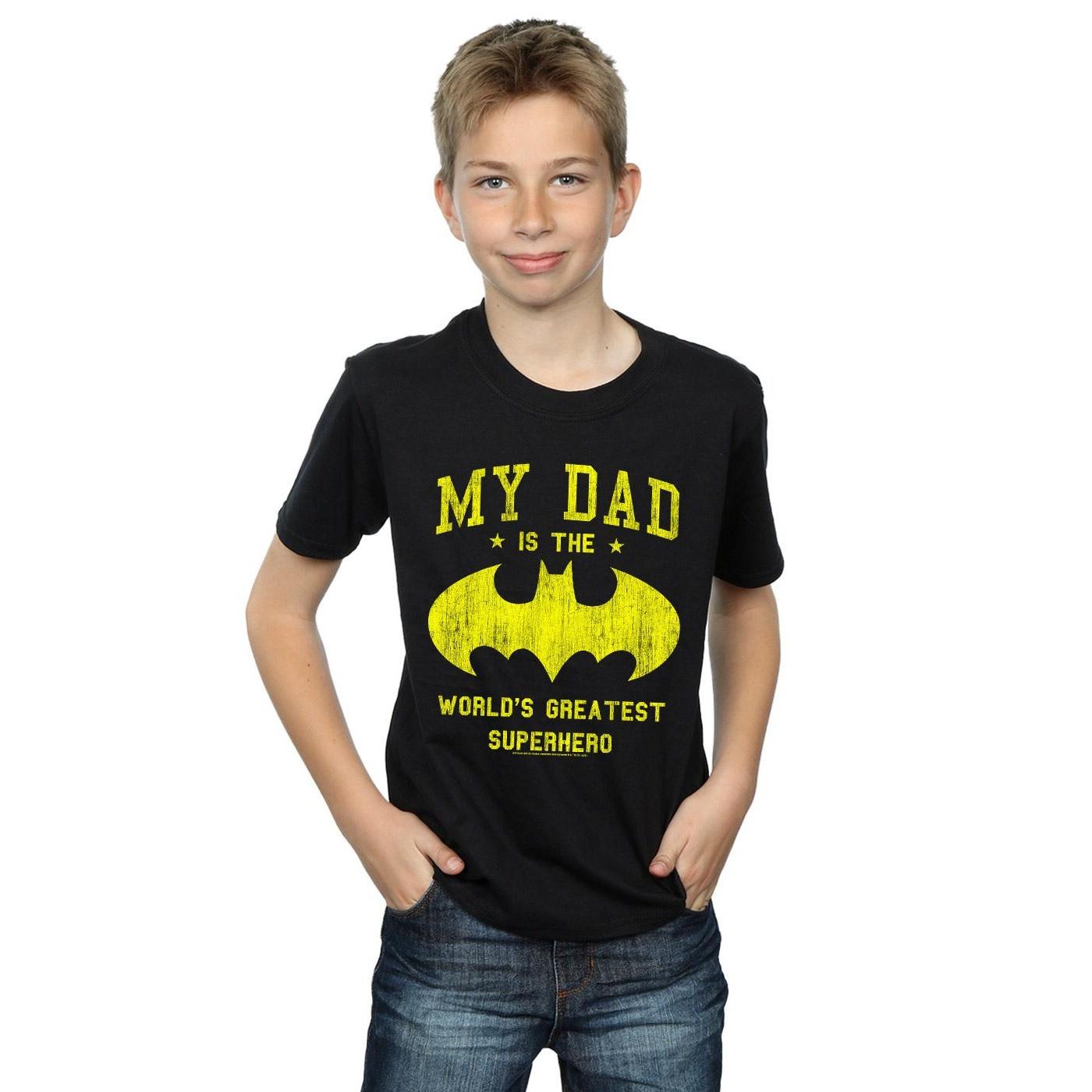 DC COMICS  Tshirt MY DAD IS BATMAN 