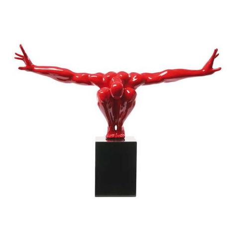 KARE Design Objet déco athlète rouge  