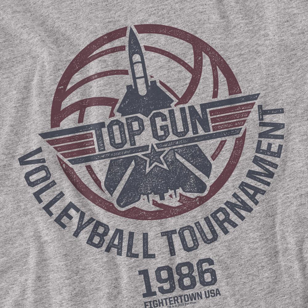 Top Gun Top Gun Volleyball Tournament 1986 T-Shirt Maniche Lunghe  