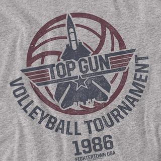 Top Gun Top Gun Volleyball Tournament 1986 T-Shirt Maniche Lunghe  
