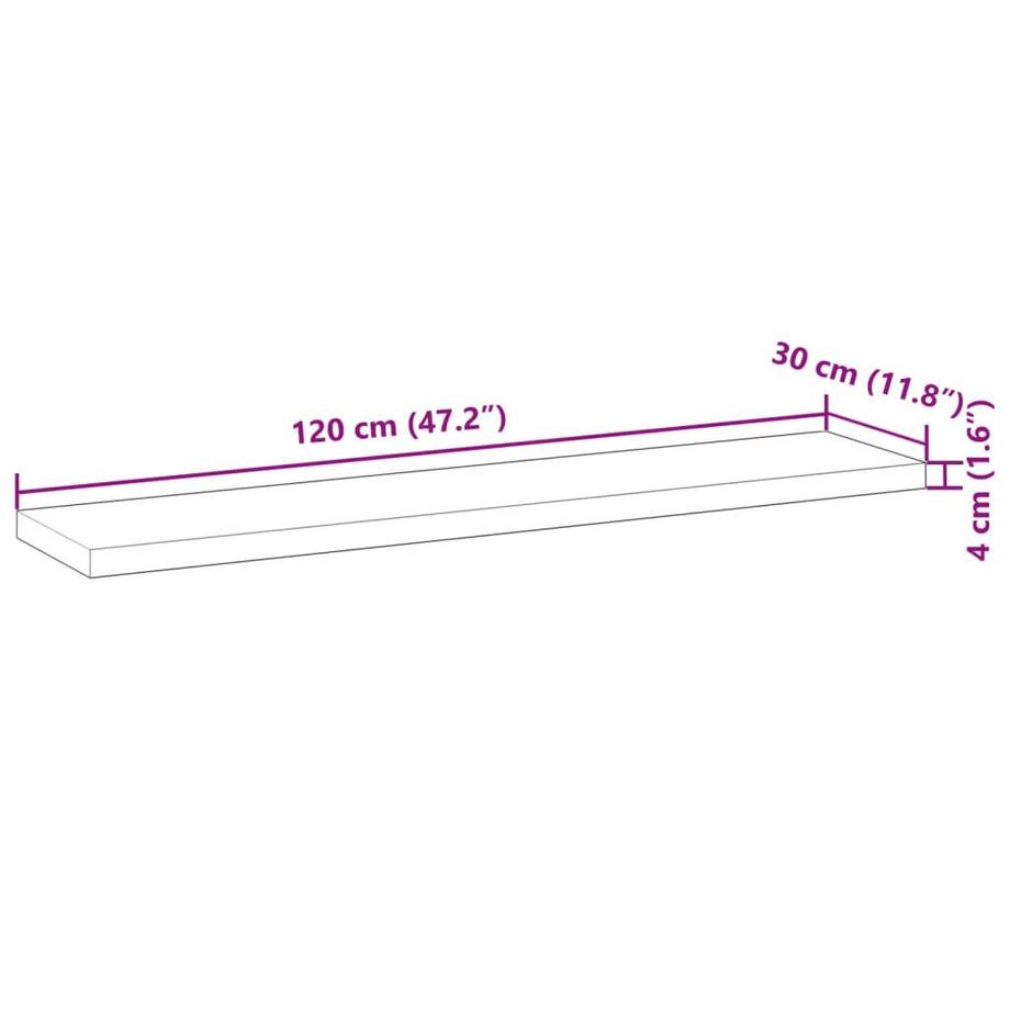 VidaXL Dessus de table bois d'acacia  