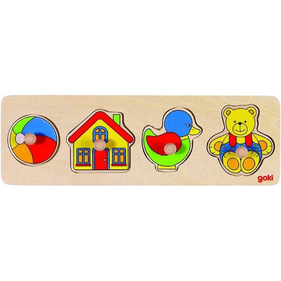 goki  Puzzle Steckpuzzle Spielzeug (4Teile) 